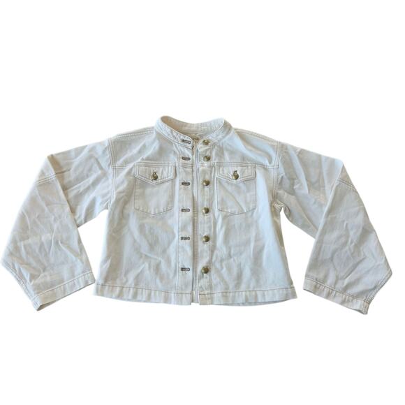 Madewell Cocoon-Sleeve Denim Lady Jacket Size XXS NWT - Picture 2 of 9